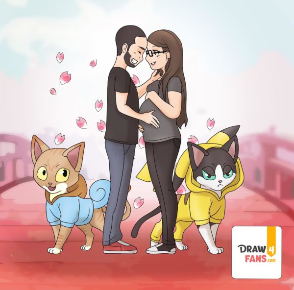 pokemon couple portrait